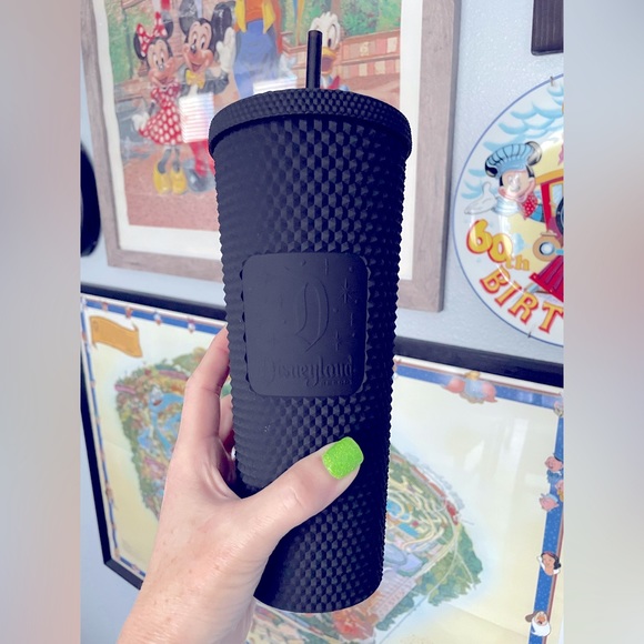 Starbucks Other - Starbucks Disneyland Studded Matte Black Tumbler